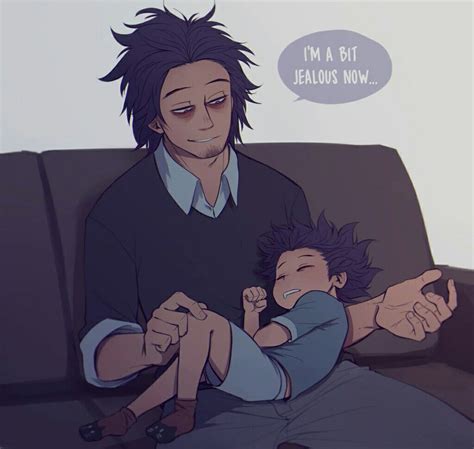 Shinsou Hitoshi And His Father Милые рисунки Мультипликационные