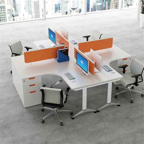 Plywood 4 Seater Modular Office Workstation At Rs 7500square Feet In