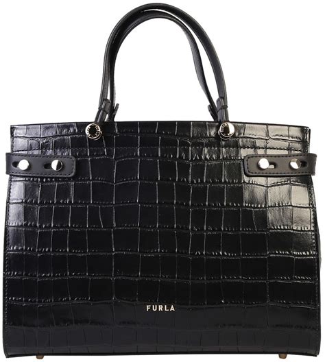 Furla Crocodile Print Lady Bag Shopstyle