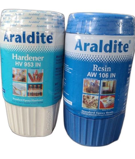 1kg Araldite Standard Epoxy Adhesive Resin Hardener Packaging Type