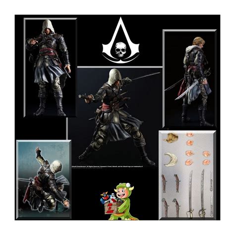 ASSASSINS CREED IV Figurine Edward Kenway Play Arts Kai