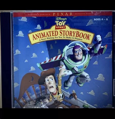 Toy Story Animated Storybook Pc Game Disney Pixar Windows Mac 1996 Pixar Cd Rom 9 49 Picclick