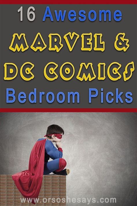 16 Marvel And Dc Comics Bedroom Picks ~ So Many Good Ones Marvel Diy