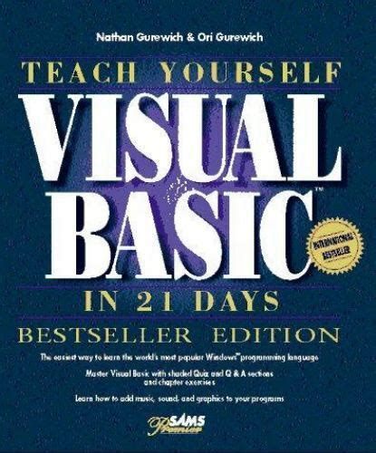 Teach Yourself Visual Basic 3 In 21 Days Bestseller Edition By Ori