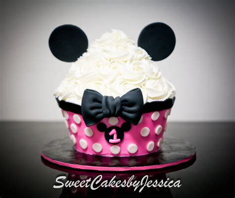Minnie Mouse 1st Birthday Smash Cake Birthday Messages
