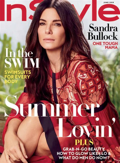 Sandra Bullock In Instyle Magazine June 2018 Hawtcelebs