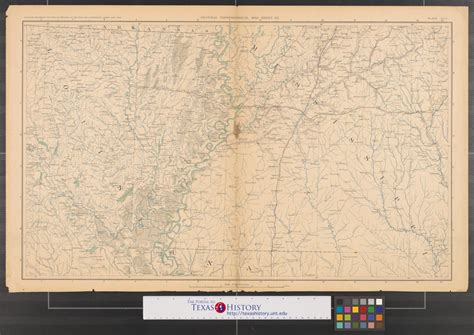 General Topographical Map Sheet Xx Parts Of Louisiana And