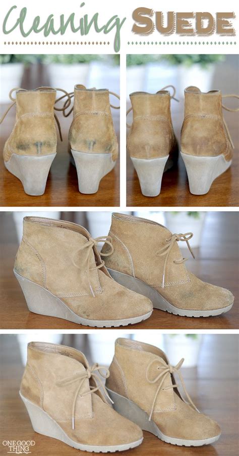What's the best way to clean a suede shoe? How to Clean Suede Shoes the Easy Way · One Good Thing by ...
