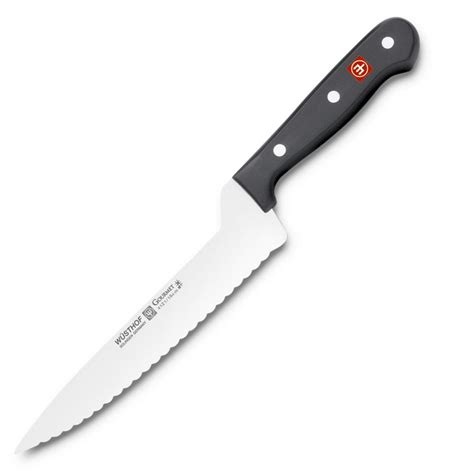 Wusthof Gourmet 8 Inch Offset Deli Knife 4121 7 Bbqguys