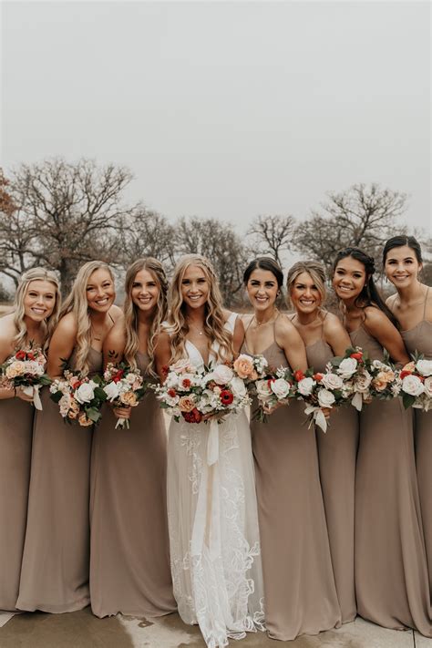 Winter Wedding Bridesmaids Winter Bridesmaids Fall Bridesmaid Dresses Bridesmaid Colors