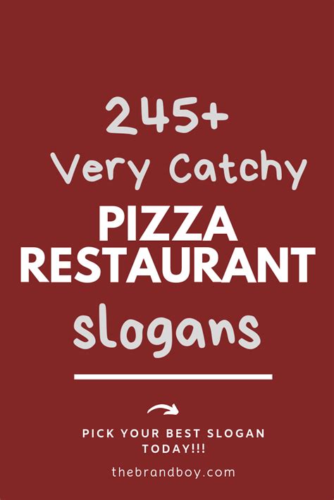 Catchy Pizza Slogans And Taglines Generator Guide Pizza