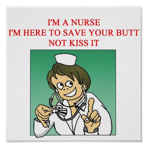 Funny Nurse Joke Poster In 2021 Nurse Jokes Nurse Jokes Humour Nurse