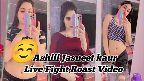 Ashlil Jasneet Kaur Roast Instagram Reels Video Viral Reels Roast Tranding Vs Roasting