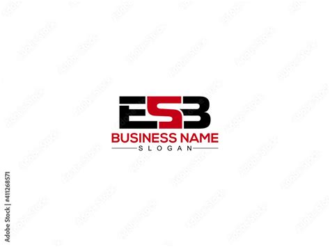 Letter Esb Logo Icon Design For New Business Vector De Stock Adobe Stock
