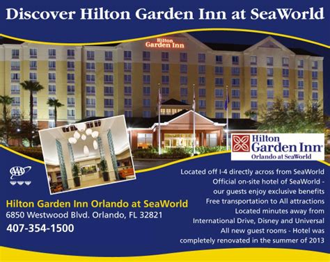 Hilton Garden Inn Orlando At Seaworld Orlando Fl