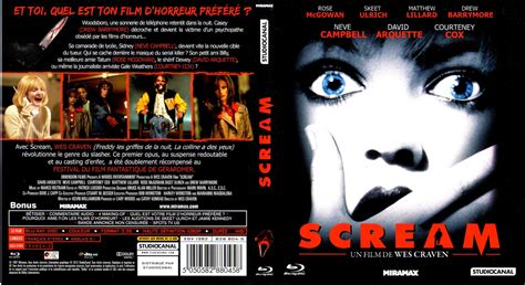 Jaquette Dvd De Scream Blu Ray Cinéma Passion