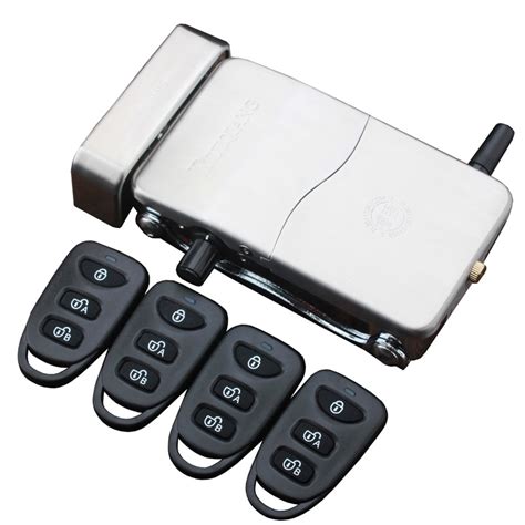 Remote Control Electronic Door Lock Set Security Padlock Lock