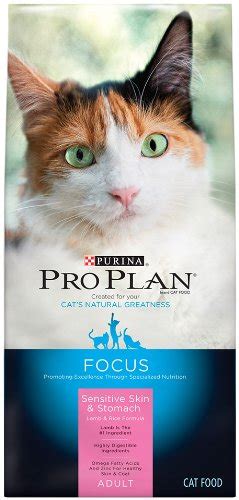 Give your fuzzy feline the specialized cuisine she needs with purina pro plan lamb & rice formula. Purina Pro Plan Dry Cat Food Focus Adult Sensitive Skin ...
