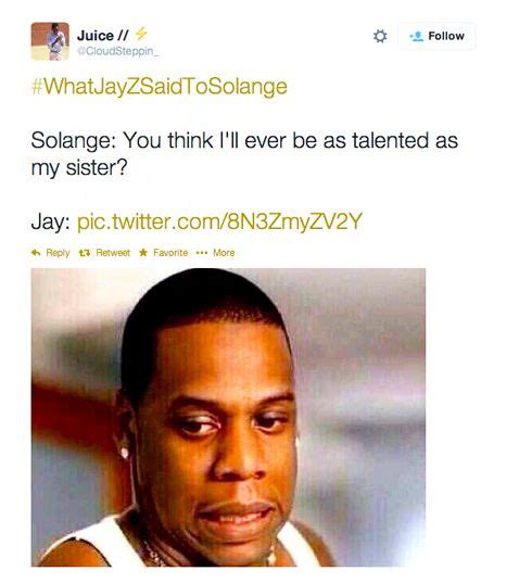 Solange Fights Jay Z In Elevator Internet Reactions Memes And More