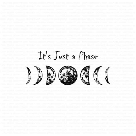 Its Just A Phase Svg Moon Phase Svg Astrology Svg Moon Svg Etsy