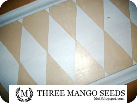 Three Mango Seeds Cabinet Door Paint Welcome Sign
