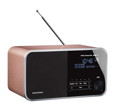 Grundig Retro Design DAB  Digital Radio with Bluetooth in Rose Gold - JTech