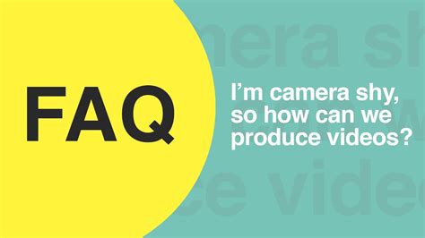 I M Camera Shy So How Can I Produce Marketing Videos Youtube