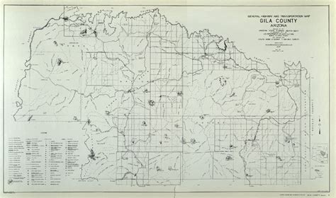 Gila County Historic Road Maps Arizona Memory Project