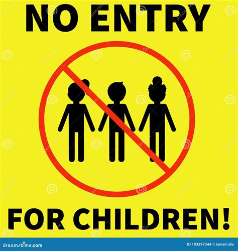 Kids Not Allowed During This Coro Or Covid 19 It Can Be Used For No