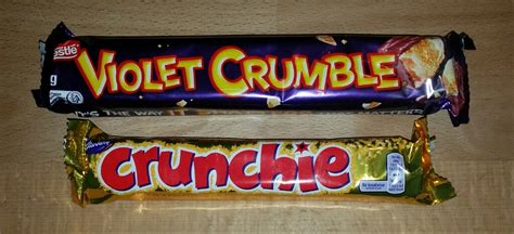violet crumble vs crunchie why do crunchie fans prefer cadbury s