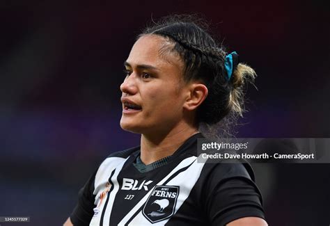 New Zealands Nita Maynard During Womens Rugby League World Cup