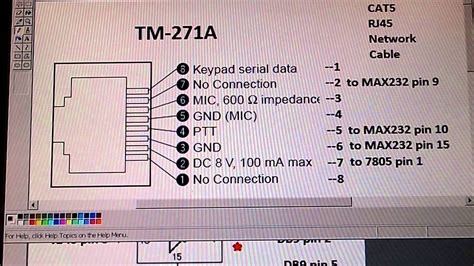 Kenwood Tm 271a Programming Cable With Max232 Chip Youtube