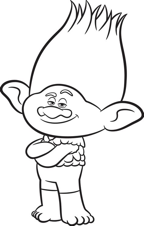 Troll Coloring Pages To Print Sketch Coloring Page