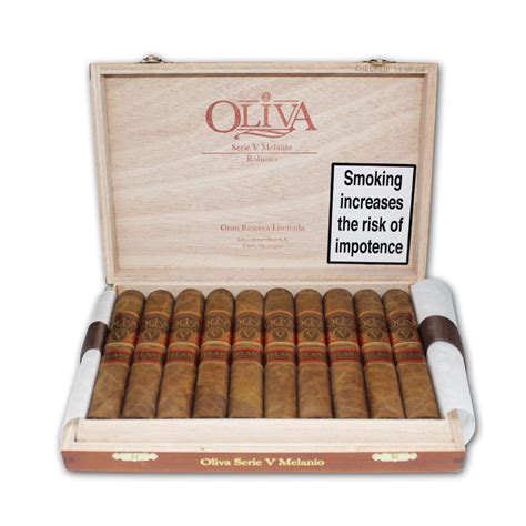 Oliva Serie V Melanio Gran Reserva Maduro Robusto Cigar Box Of 10