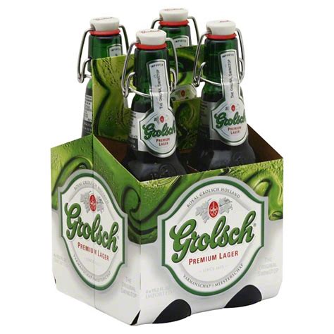 Grolsch Premium Lager Beer 16 Oz Bottles Shop Beer And Wine At H E B