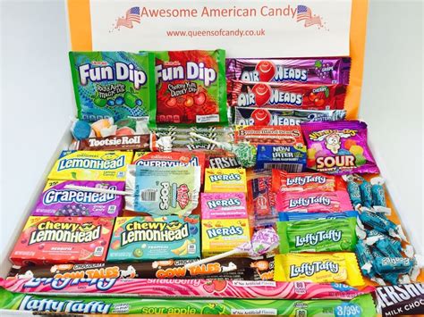 Check spelling or type a new query. American Sweets Gift Box - USA Candy Hamper - 50 items ...