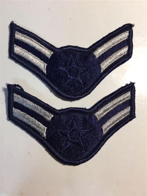 Us Air Force Senior Airman Rank Insignia Stripe Military Patches 4