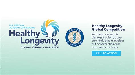 National Academy Of Medicine—healthy Longevity Contest Tony Julien Design