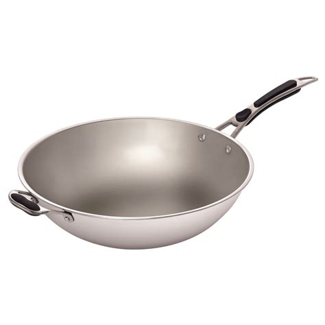 Chef King Stainless Steel Wok Pan For All Induction Wok Cookers