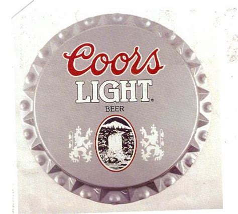 Coors Light Bottle Cap Pro Sport Stickers
