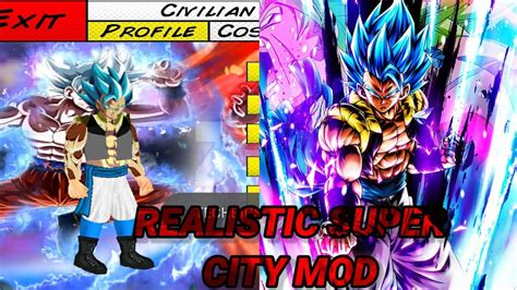 New Dragon Ball Super Realistic Mod For Super City In Hd Featuring