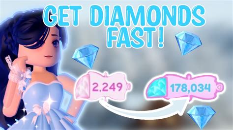 HOW TO GET DIAMONDS FAST AND EASY Royale High YouTube