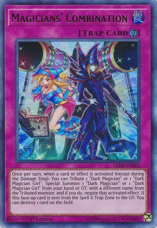 4.6 out of 5 stars. Magicians' Combination - LED6-EN005 - Ultra Rare - 1st Edition - Yu-Gi-Oh Singles » Legendary ...