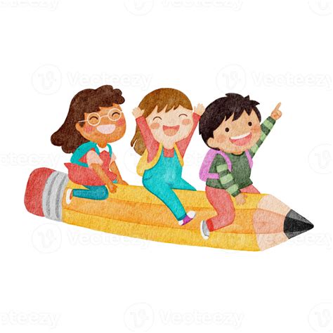 Students Kids Png Clipart