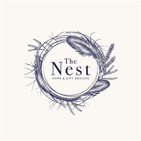 Bird Nest Logo Black And White Ncaafootball Broadcast