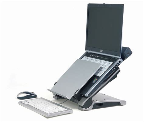 You can mount the pole on a desk or. swivel laptop stand recliner - Review and photo