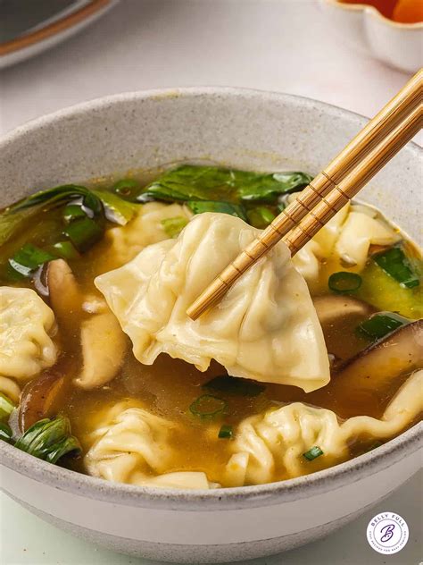 Quick And Easy Wonton Soup Recipe Belly Full