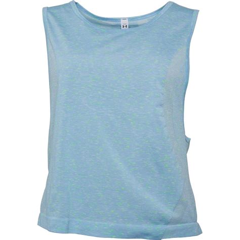 Buy Under Armour Womens Vanish Seamless Spacedye Muscle Tank Blue