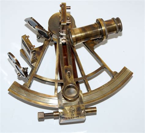 solid brass working sextant ship astrolabe marine navigation etsy
