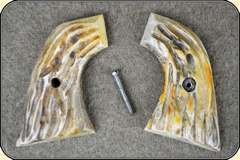 Z Sold Custom Jiggered Bone Grips For Colt Saa